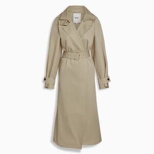 NWT Taupe khy x Hydra Long Trench Coat Size 2X 16/18 Kylie Jenner Retail $328.00